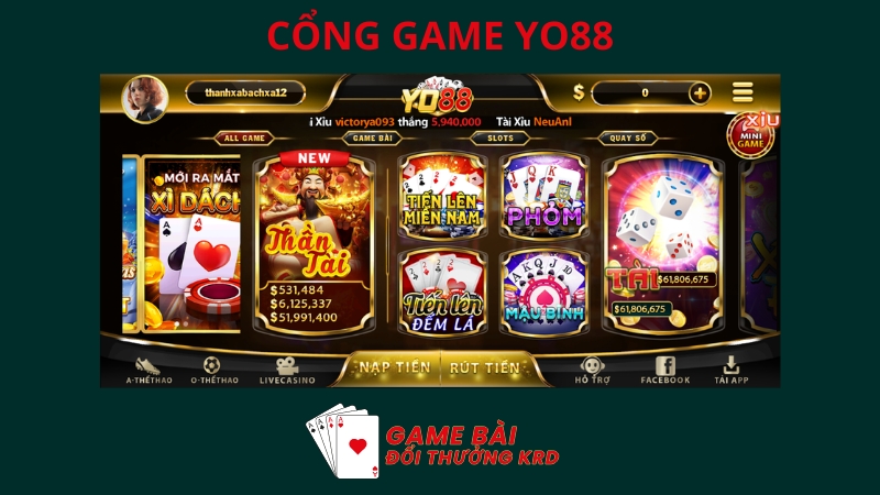 Yo88 - Cổng game nhiều người chơi