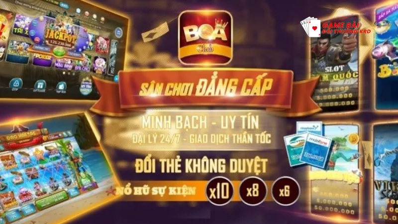 Khám phá kho game đa dạng tại cổng game bài Boaclub