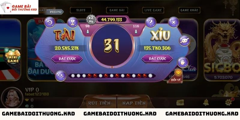 Cổng game Tun88club cũng cung cấp sân chơi tài xỉu