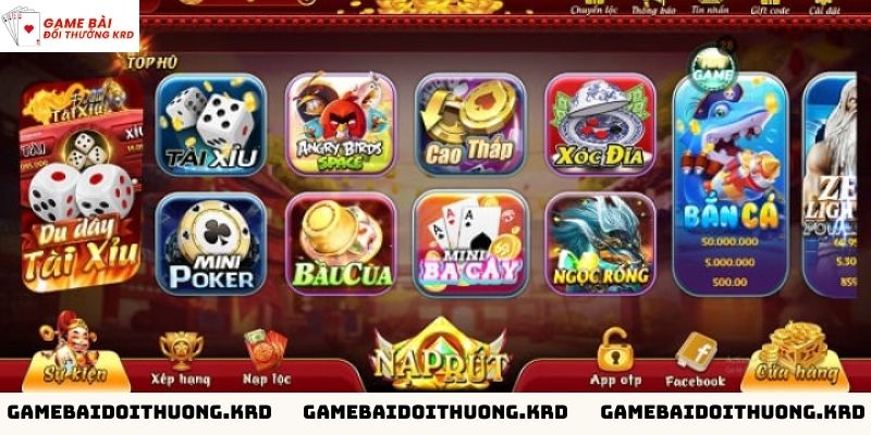 Đa dạng các tựa game hấp dẫn tại TUQUY8 Vin